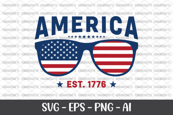 America Est 1776 SVG: A Modern Design for Classic Patriotism