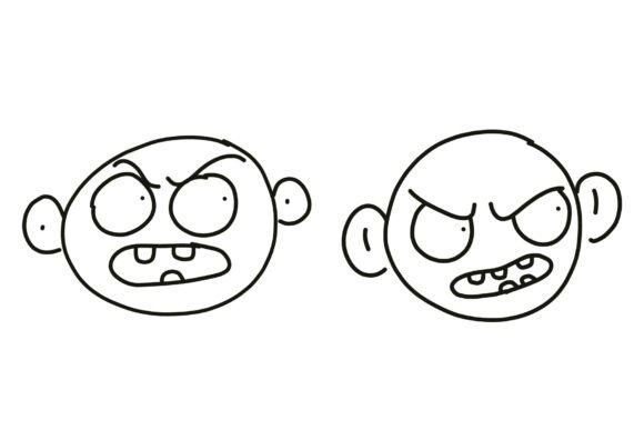 Angry Cartoon Faces