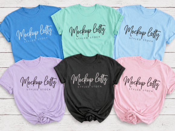 Comfort Colors 1717 Group Mockup: Clean, Versatile, and Professionally Refined