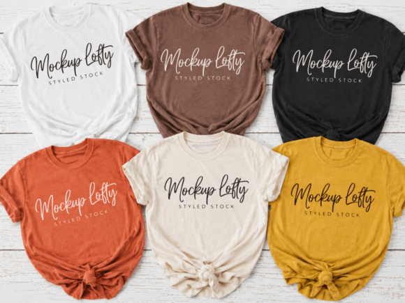 Comfort Colors 1717 Group Tshirt Mockup