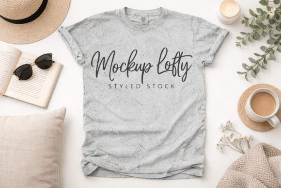 Comfort Colors 1745 Color Blast Mockup: A Professional Design Tool for Apparel Creators