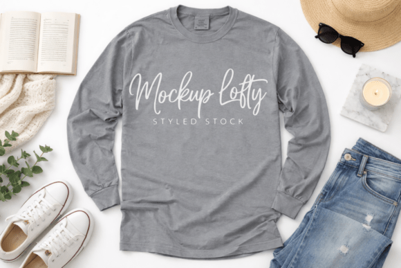 Comfort Colors 6014 Grey Mockup: A Practical Asset for Clean, Professional Design Presentation