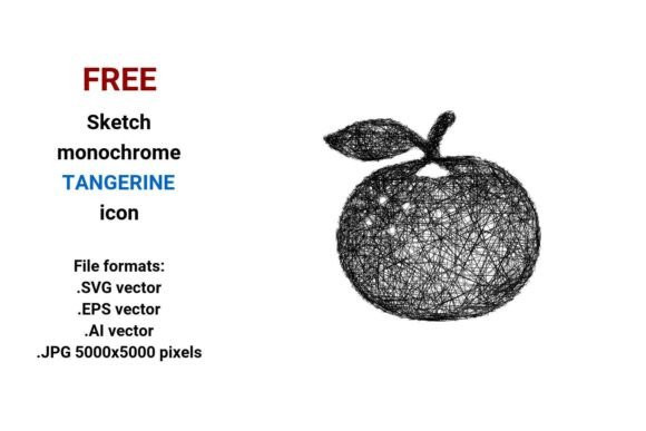 FREE Sketch Tangerine Icon: A Versatile Tool for Designers and Creators