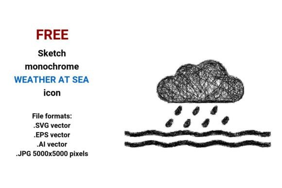 FREE Sketch Weather at Sea Icon