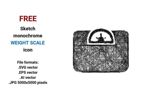 FREE Sketch Weight Scale Icon
