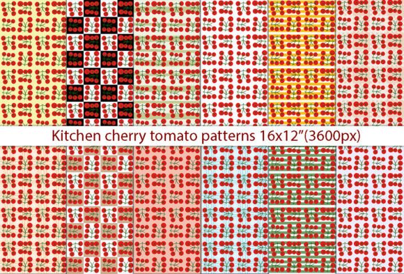 Kitchen Cherry Tomato Patterns
