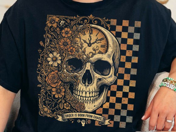 Order Is Born From Chaos Skull PNG: A Versatile Digital Asset for Creators