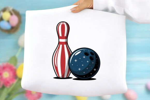 Patriotic Bowling PNG: A Versatile Design for Creative and Commercial Use