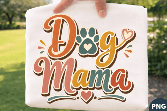 Retro Dog Lover T-shirt PNG