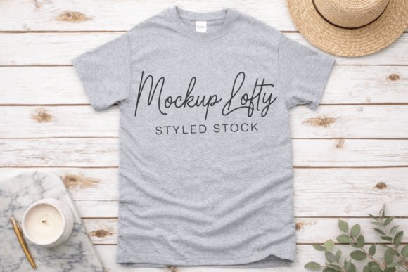 Sport Grey Gildan 2000 T-Shirt Mockup: A Versatile Tool for Modern Designers