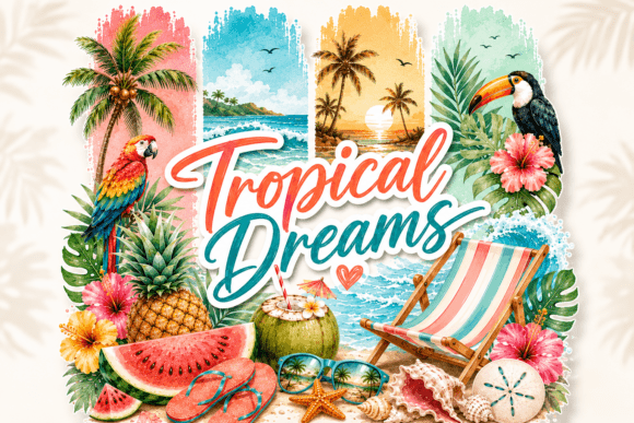 Tropical Dreams and Beach Vibes: A Creative Trend for Modern Designers