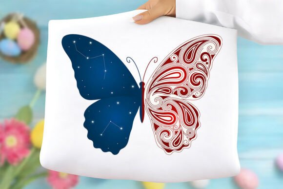 USA Butterfly Clipart PNG