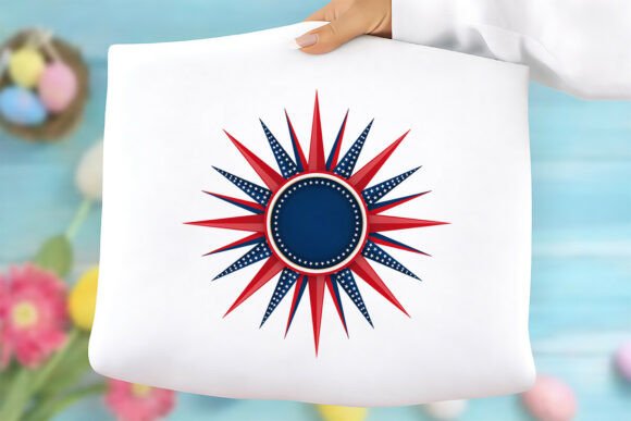 USA Mandala Clipart PNG: High-Resolution, Commercial-Ready Digital Art for Creative Projects