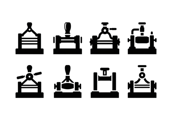 Vintage Stamp Icons Set: A Creative Tool for Modern Crafters
