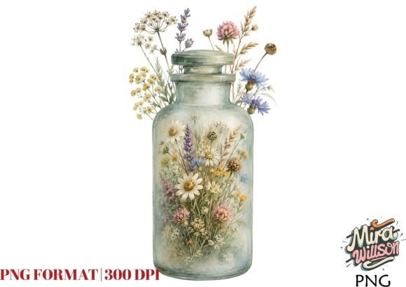 Watercolor Amber Apothecary PNG: A Versatile Tool for Creative Designers