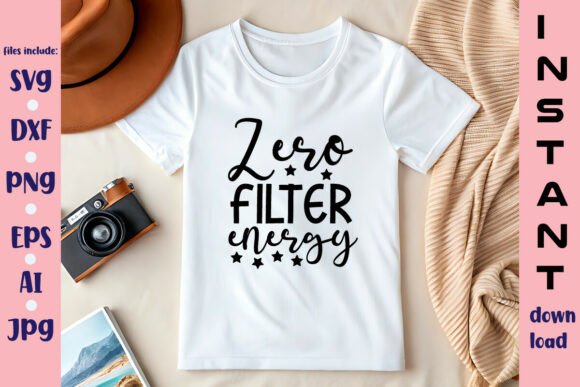 Zero Filter Energy SVG Design: A Versatile Digital Resource for Creative Projects